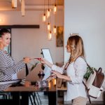modern traveler trying Social-First Hospitality hotel for her accommodation