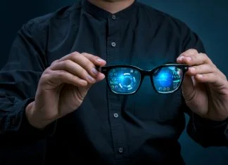 AI Glasses, Wearable technology, real-time analytics, next-generation digital experience.