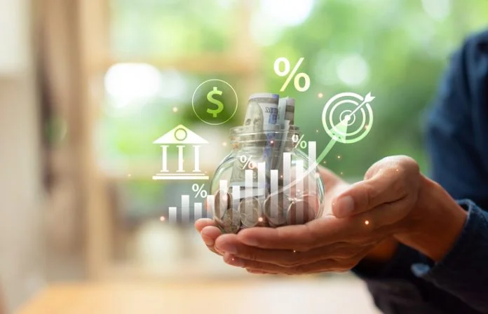 Hands cradling a glass jar filled with coins surrounded by glowing financial icons, symbolizing savings, investment growth, financial planning, wealth management, and long-term economic security. SIF - Specialised Investment Fund