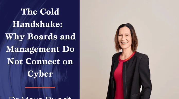 Better Boards Podcast: The Cold Handshake – Why Boards and Management Do Not Connect on Cyber Maya Bundt on The Cold Handshake - Why Boards and Management Do Not Connect on Cyber
