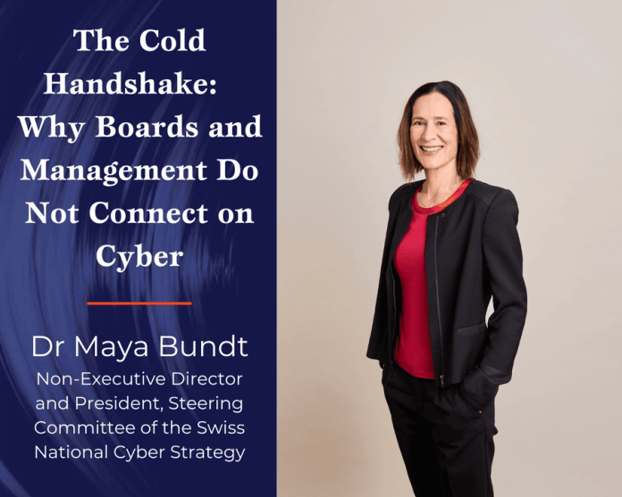 Maya Bundt(1) (1) (1) Maya Bundt on The Cold Handshake - Why Boards and Management Do Not Connect on Cyber