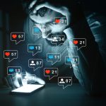 Are You Addicted to Scrolling? The New Digital Habit that is Stealing Our Recovery Concept of using a smartphone for social media and Digital Habit