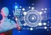Cybersecurity cybercrime internet scam business, Cyber security platform privacy protection 3D AI robot safety icon, Identity Programs, computer virus attack defense, identity privacy data hacking protection firewall