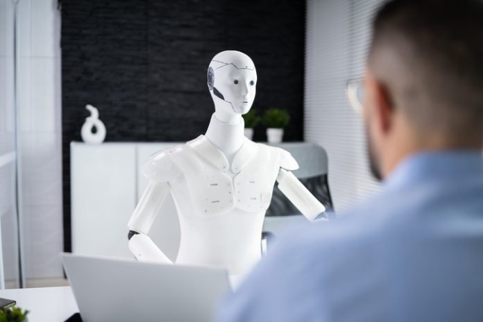 Men At Interview AI Virtual Receptionists for Customer Service Calls