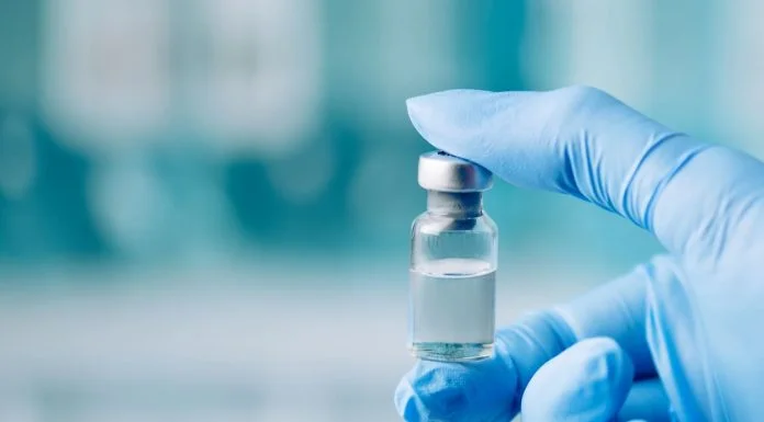 Peptide Receptor Binding - holding glass vial