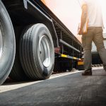 Reliable Heavy Duty Trailer - Trailer Truck on Parking Lot