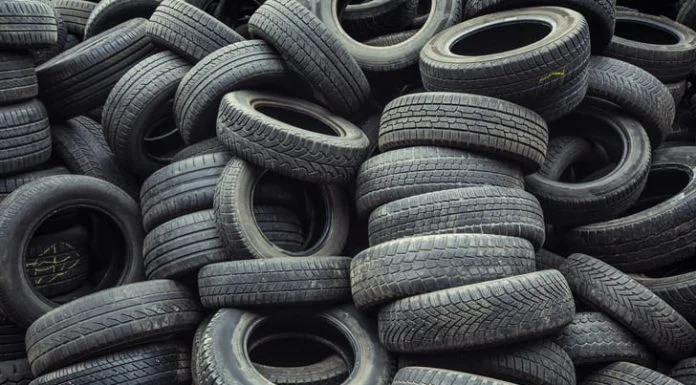 worn tyres