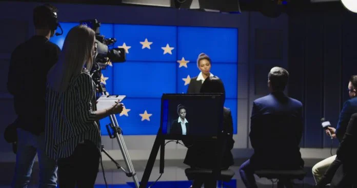 iStock-922951122 (1) European Media Marketplace - Female news anchor