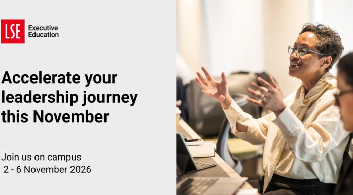 Advance your leadership this November with LSE Executive Education LSE Executive Education