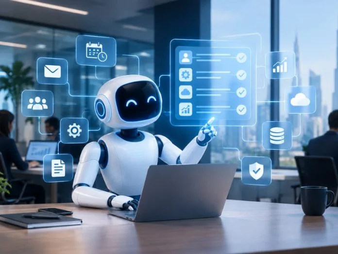 AI agents reshaping enterprise operations through automated workflows and intelligent task management.