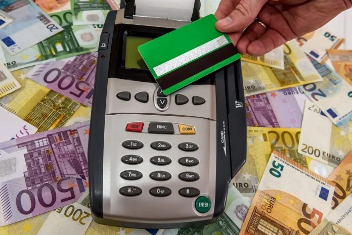 Europe’s Cash-to-Card Shift - credit card and euro banknotes