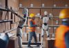 The Robot Economy is Already Here. Physical AI is About to Change Its Economics People and physical AI robots working together in a distribution warehouse, automation and industry concept
