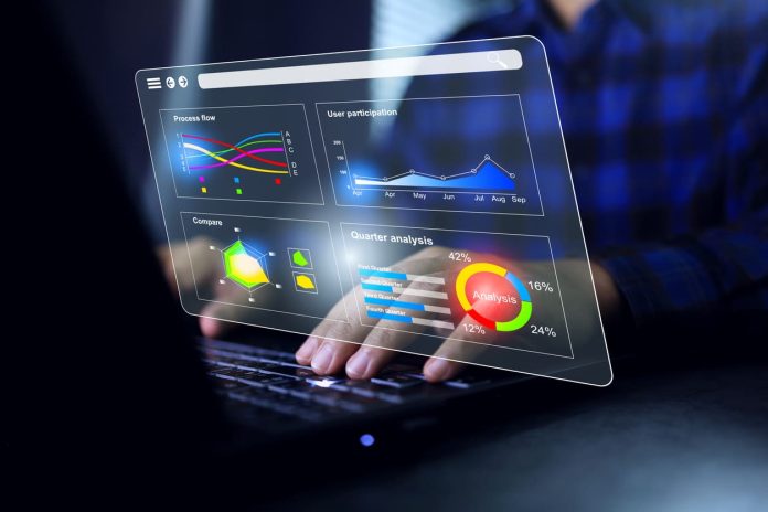 5 Creative Performance Indicators - Data analysis concept