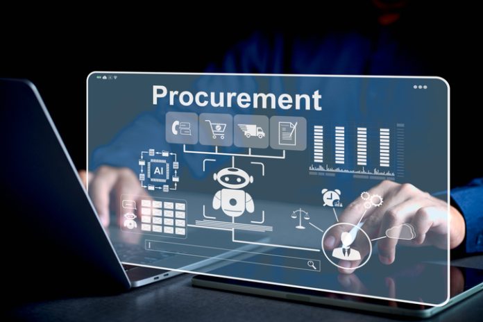 Entrepreneurs using digital procurement systems combined with AI technology to manage their supply chains, reducing redundant work with AI and data analytics for business efficiency. Entrepreneurs using digital procurement systems combined with AI technology to manage their supply chains, reducing redundant work with AI and data analytics for business efficiency.