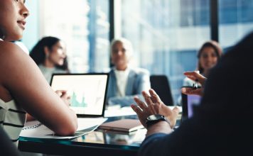 Capture Meeting Decisions - business people in office boardroom