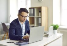 Private Equity Accountancy Firms - businessman working on laptop
